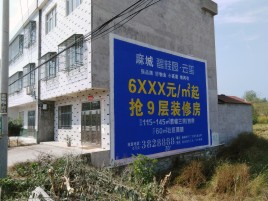 诸暨墙体广告质量分析