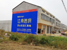 诸暨农村墙体广告在不同形式上面展现的不同特色