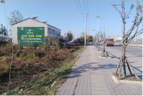 诸暨书山南院墙体广告